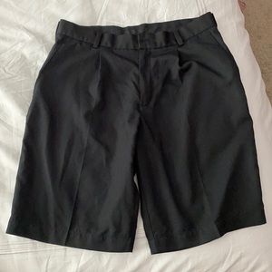 Nike black golf shorts